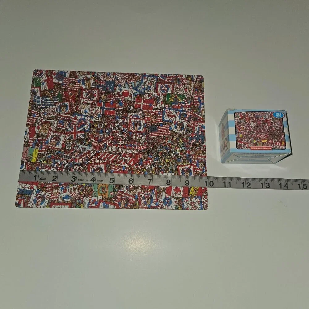 Where's Waldo Double Sided Jigsaw Puzzle 36 Pieces Party Department Store Wendys